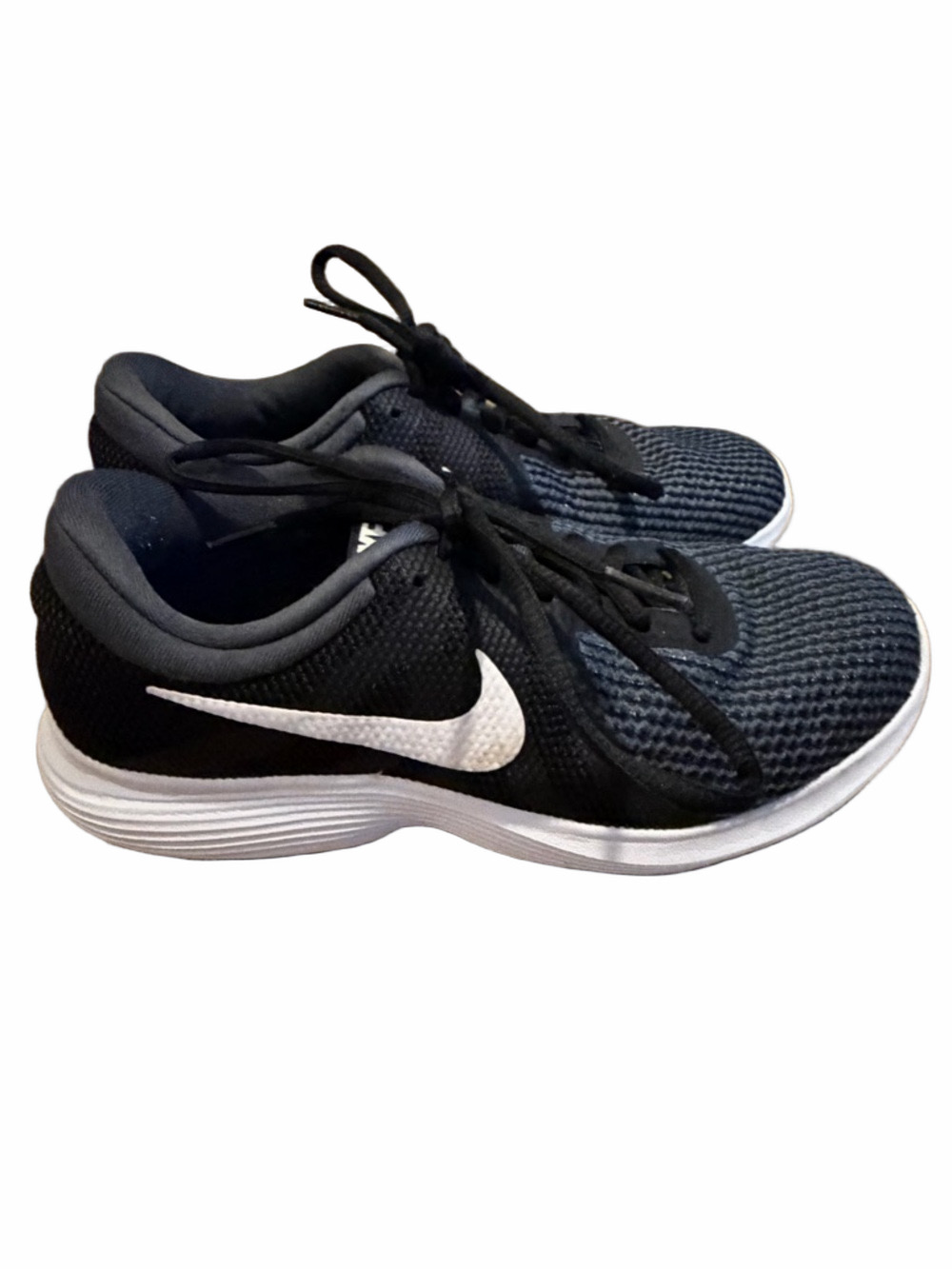 Nike Black and White Mesh Training Sneakers
